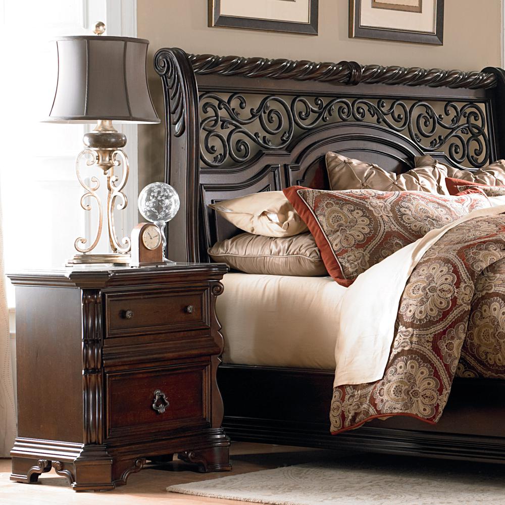 Arbor Place Night Stand in Brownstone