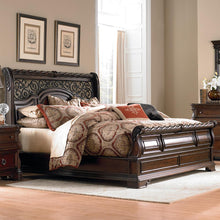 Arbor Place King Sleigh Bed in Brownstone