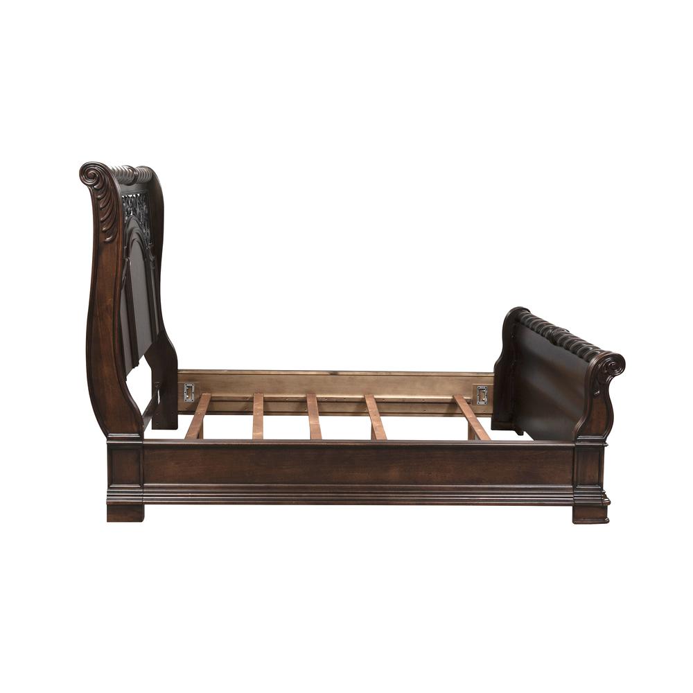 Arbor Place King Sleigh Bed in Brownstone