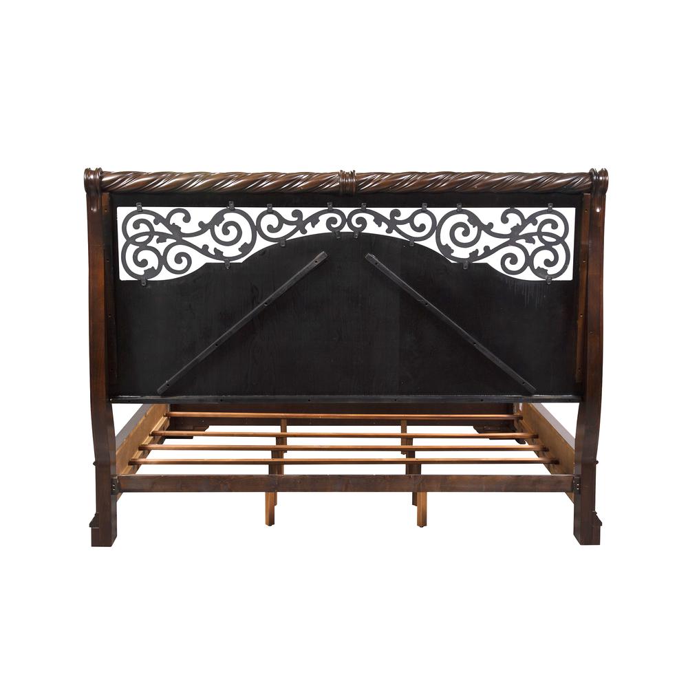 Arbor Place King Sleigh Bed in Brownstone