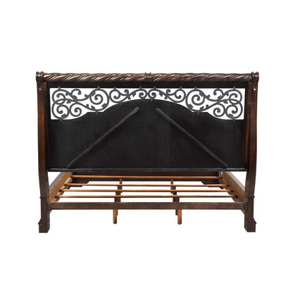 Arbor Place King Sleigh Bed in Brownstone
