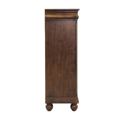 Rustic Traditions 5 Drawer Chest in Rustic Cherry