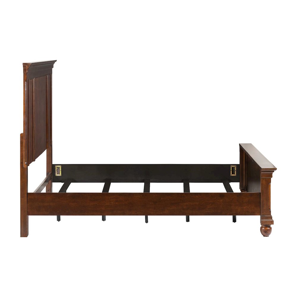 Rustic Traditions California King Panel Bed - Rustic Cherry Wood