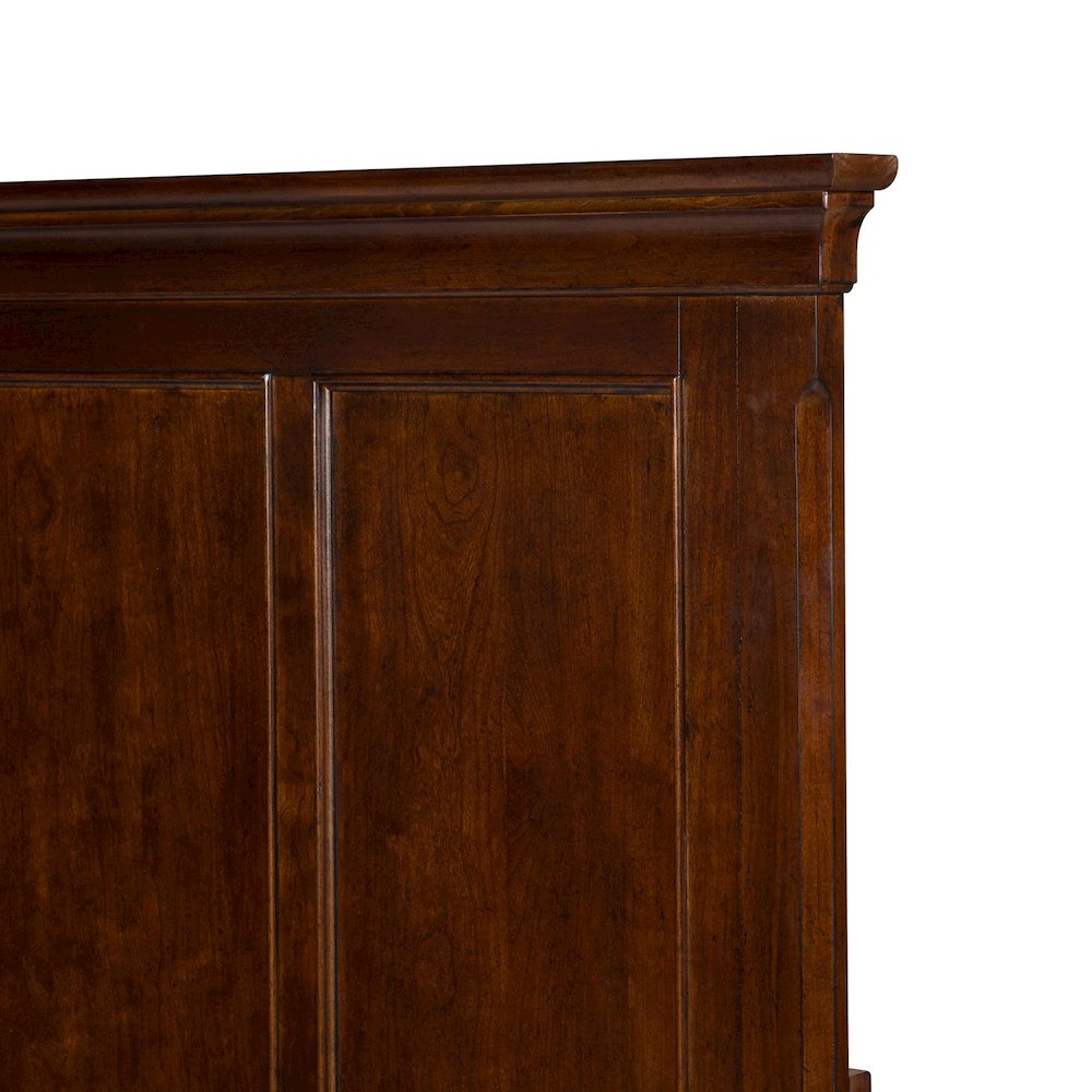 Rustic Traditions California King Panel Bed - Rustic Cherry Wood