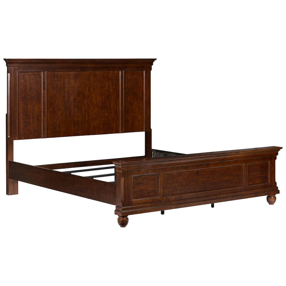 Rustic Traditions King Panel Bed - Rustic Cherry Wood