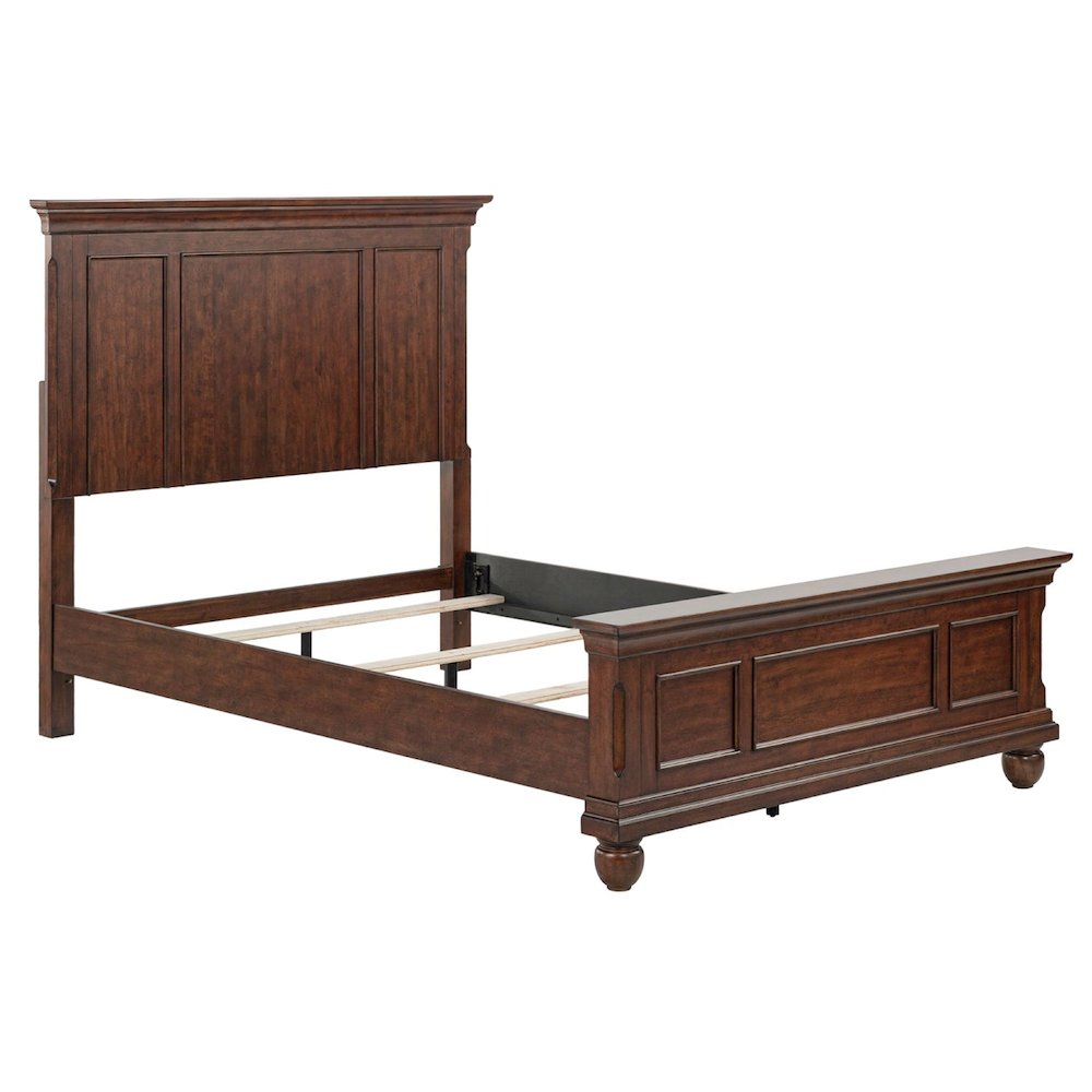 Rustic Traditions Queen Panel Bed - Rustic Cherry Wood