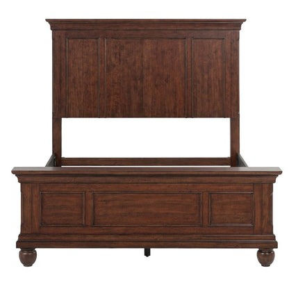 Rustic Traditions Queen Panel Bed - Rustic Cherry Wood