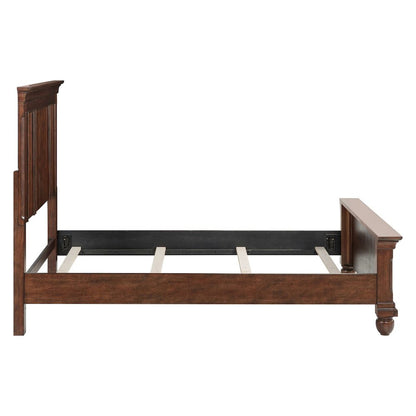 Rustic Traditions Queen Panel Bed - Rustic Cherry Wood