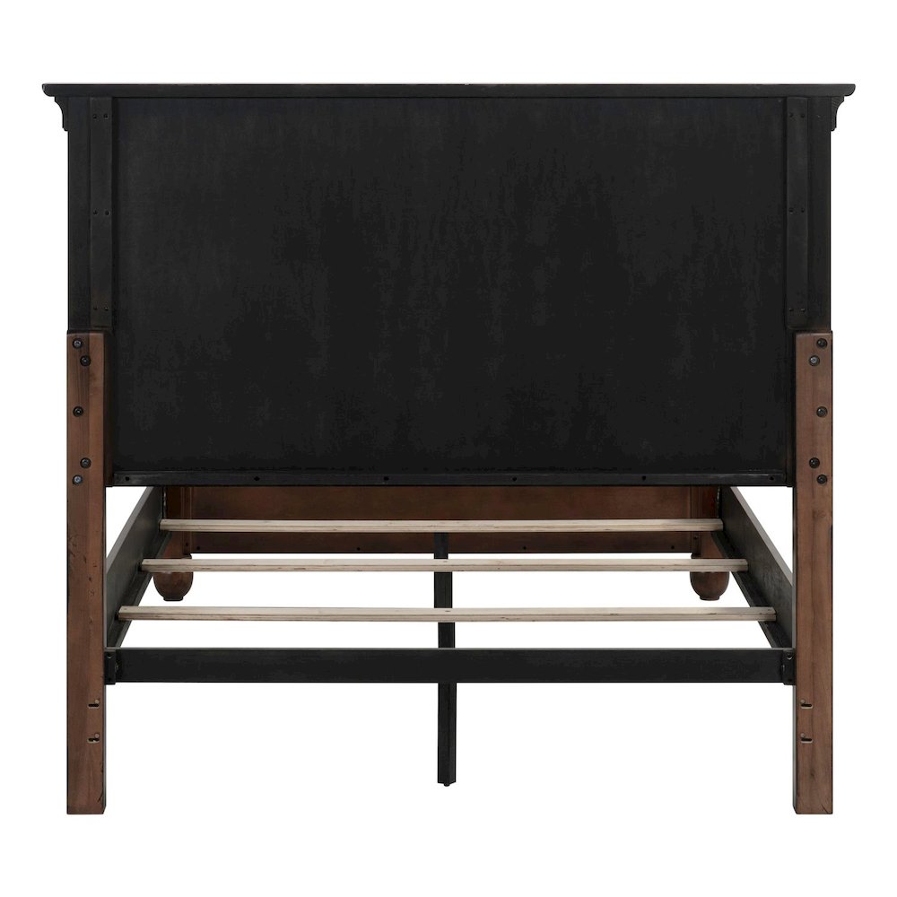 Rustic Traditions Queen Panel Bed - Rustic Cherry Wood