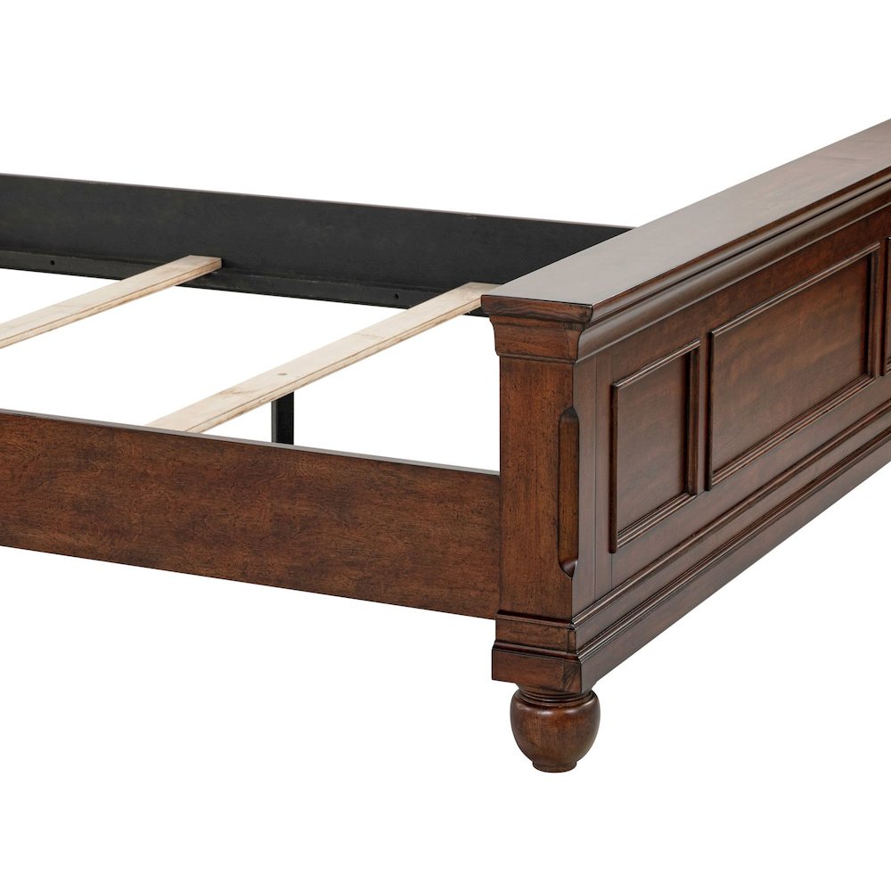 Rustic Traditions Queen Panel Bed - Rustic Cherry Wood