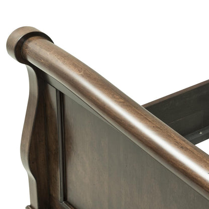 Rustic Traditions Queen Sleigh Bed in Rustic Cherry