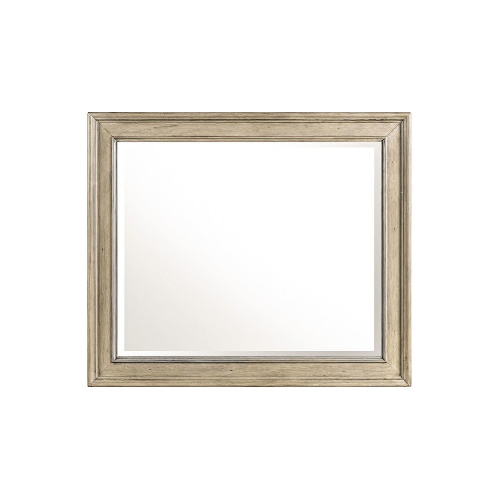 Rustic Traditions Rectangular Landscape Mirror - Saddle Tan birch Wood Frame