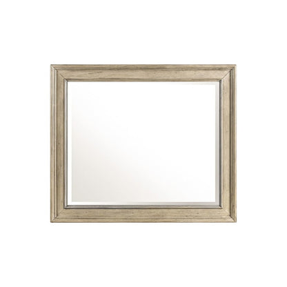 Rustic Traditions Rectangular Landscape Mirror - Saddle Tan birch Wood Frame