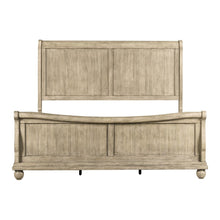 Rustic Traditions Queen Sleigh Bed - Saddle Tan Birch Wood