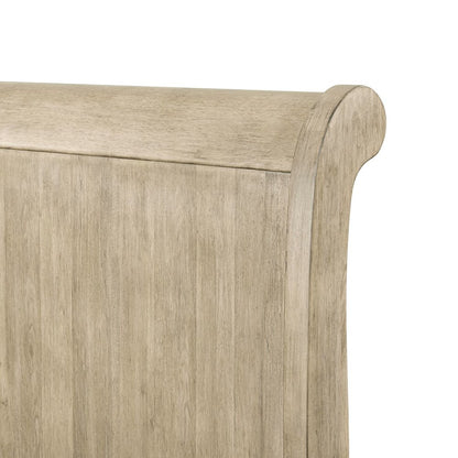 Rustic Traditions Queen Sleigh Bed - Saddle Tan Birch Wood