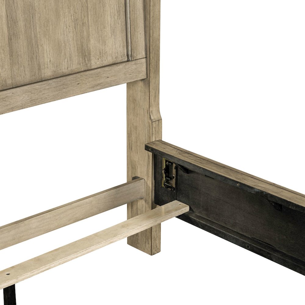 Rustic Traditions Queen Sleigh Bed - Saddle Tan Birch Wood