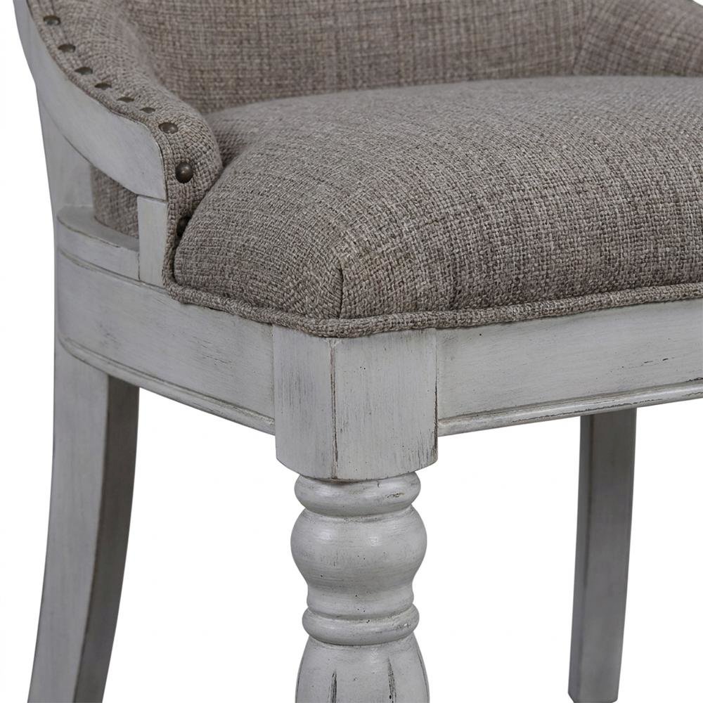 Upholstered Wingback Dining Chairs with European Style, Set of 2