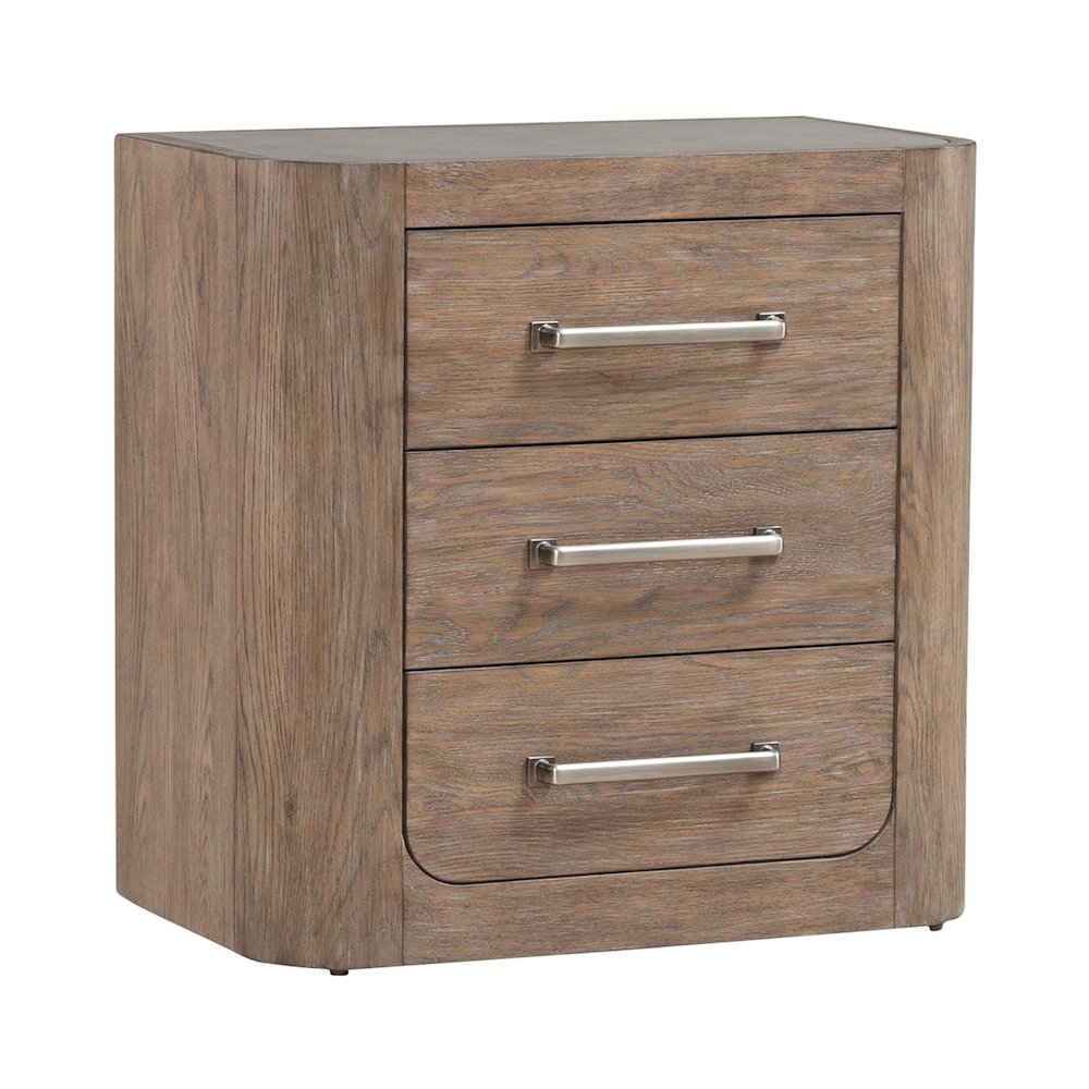 Queen Shelter Bed, Dresser & Mirror, Night Stand Bedroom Set - Burnished Clay