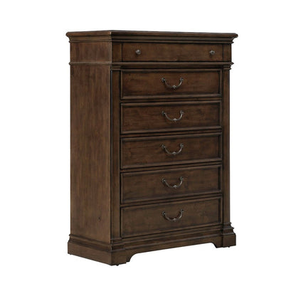 Arden Road Bedroom Set - Queen Poster Bed, Dresser & Mirror, Chest