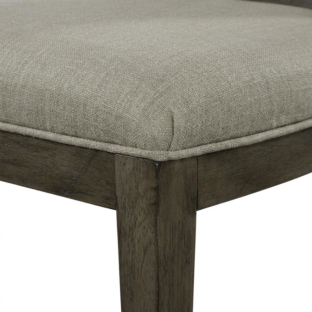 Upholstered Button-Tufted Back Dining Chairs, Set of 2