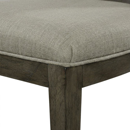 Upholstered Button-Tufted Back Dining Chairs, Set of 2