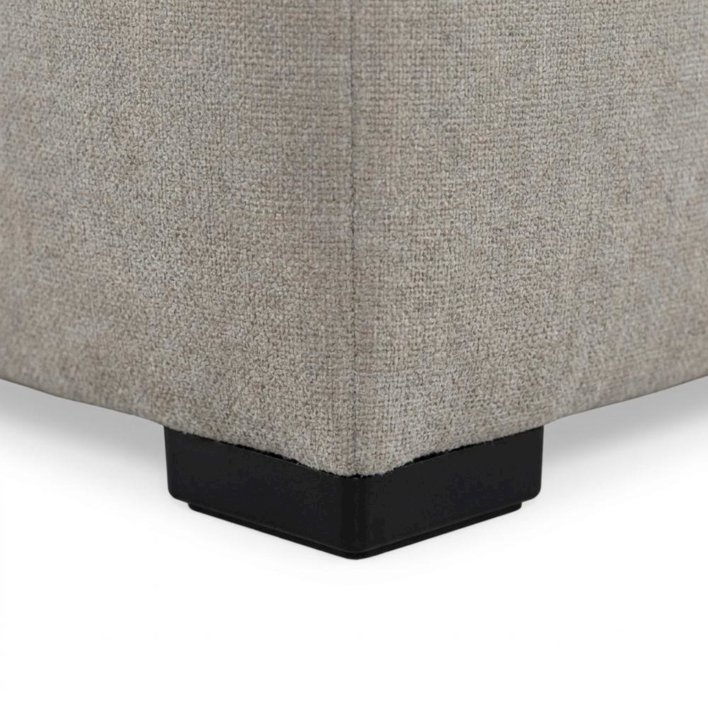 Solid Wood Upholstered Accent Dining Chair with Castors, Eclectic Style, Brown