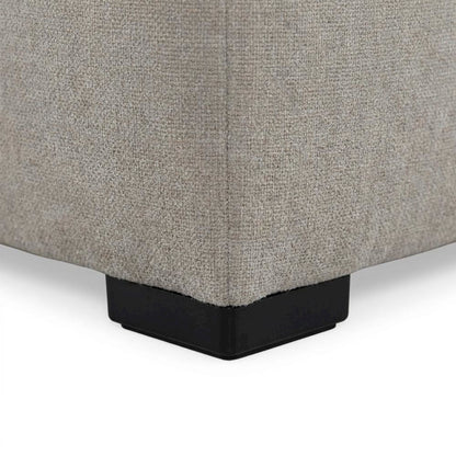 Solid Wood Upholstered Accent Dining Chair with Castors, Eclectic Style, Brown