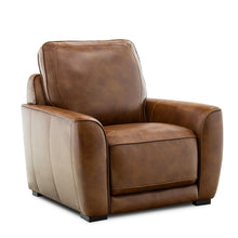 Blake Dual Power Wall Recliner Living Room Chair - Venetian Honey Leather