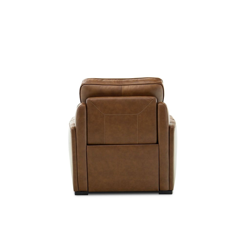 Blake Dual Power Wall Recliner Living Room Chair - Venetian Honey Leather