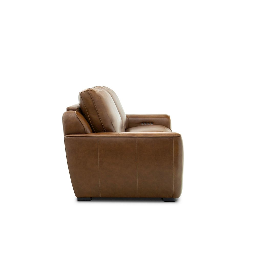 Blake Power Reclining Sofa - Venetian Honey Leather