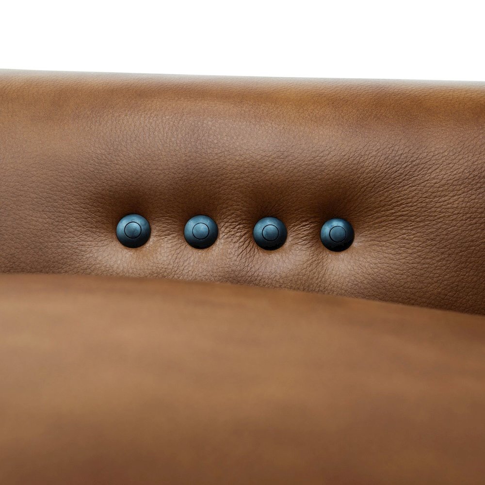 Blake Power Reclining 5 Piece Sectional Sofa- Venetian Honey Leather