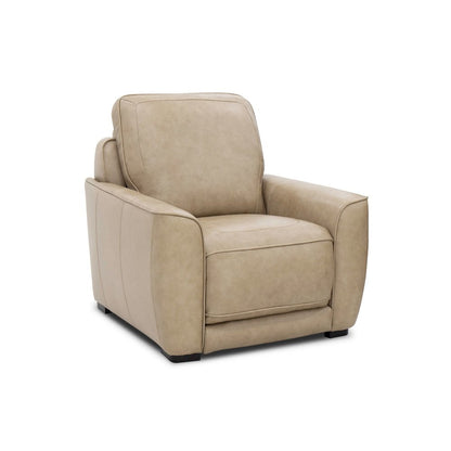 Blake Zero Wall Power Recline Set with Sofa & Recliner - Sophia Oatmeal Leather