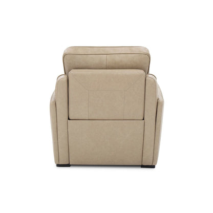 Blake Zero Wall Power Recline Set with Sofa & Recliner - Sophia Oatmeal Leather