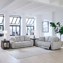 Blake Power Recline Set with Sofa & Loveseat Fabric - Estero Smoke Fabric