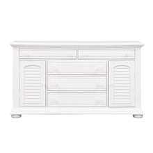 Summer House I 2 Door 5 Drawer Dresser in Oyster White