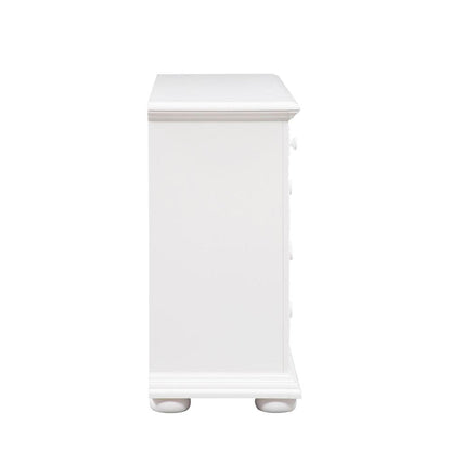 Summer House I 2 Door 5 Drawer Dresser in Oyster White