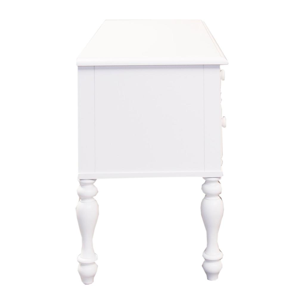 Summer House I Vanity Desk in Oyster White