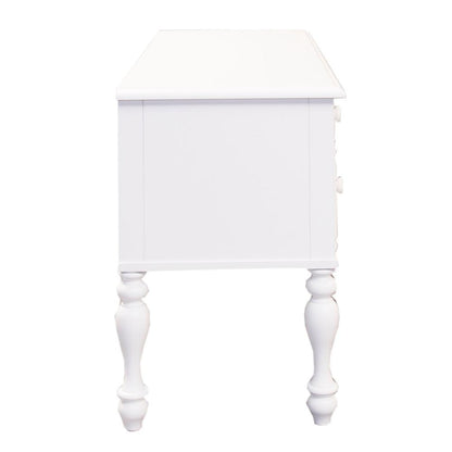 Summer House I Vanity Desk in Oyster White