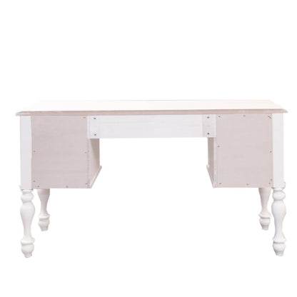 Summer House I Vanity Desk in Oyster White