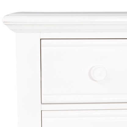 Summer House I 5 Drawer Chest in Oyster White
