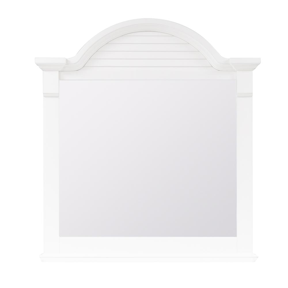 Summer House I Mirror in Oyster White