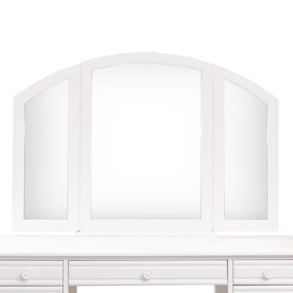 Summer House I Vanity Mirror in Oyster White