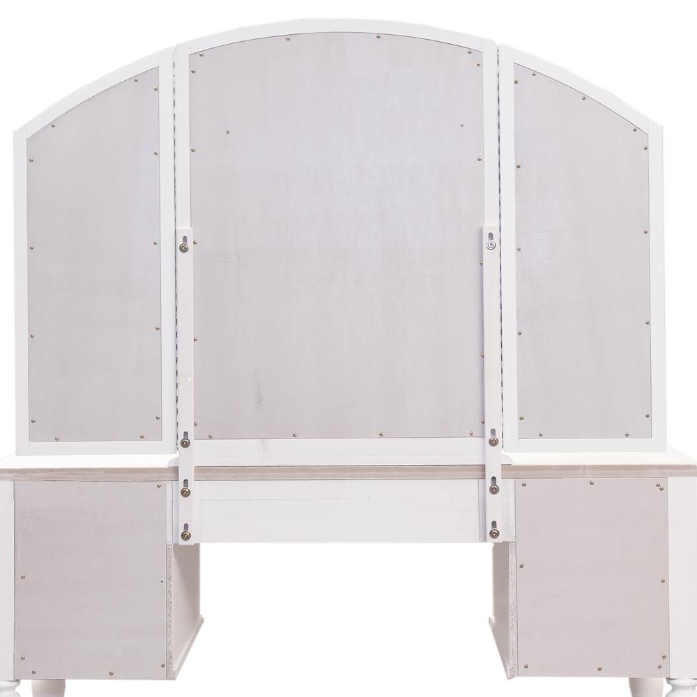 Summer House I Vanity Mirror in Oyster White