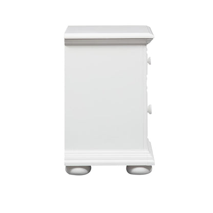 Summer House 2 Drawer Night Stand in Oyster White