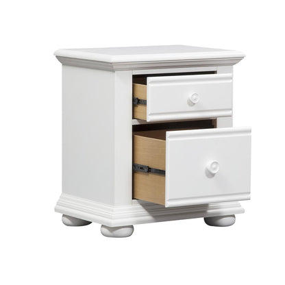 Summer House 2 Drawer Night Stand in Oyster White