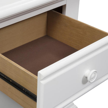 Summer House 2 Drawer Night Stand in Oyster White