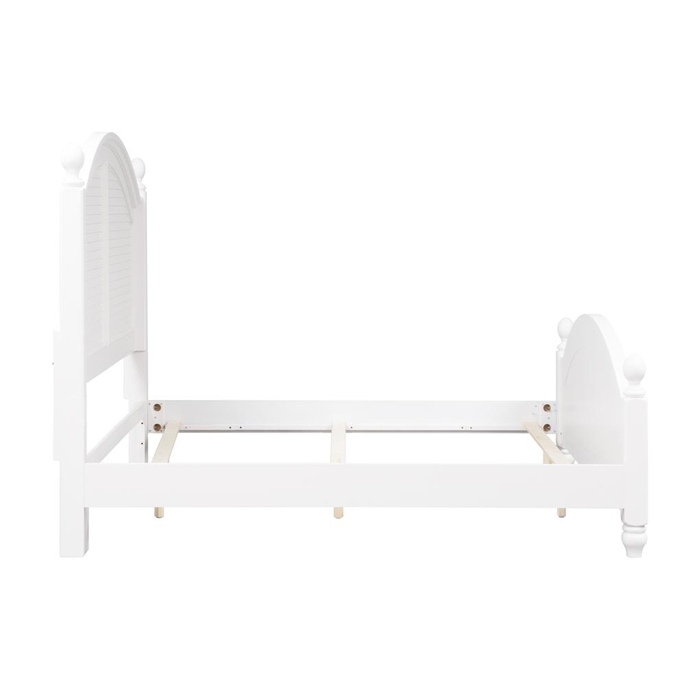 Summer House I King Poster Bed in Oyster White