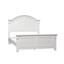 Summer House I Queen Panel Bed in Oyster White