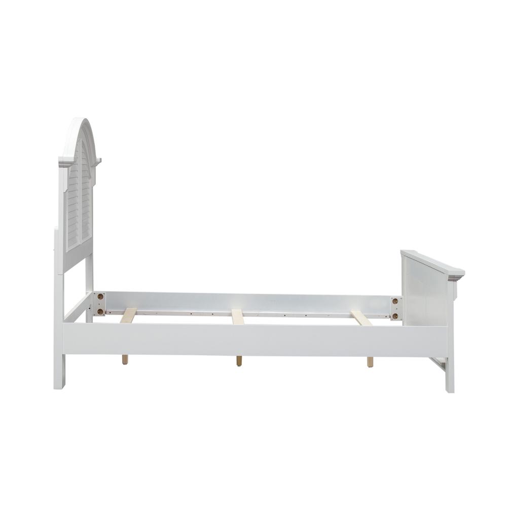 Summer House I Queen Panel Bed in Oyster White