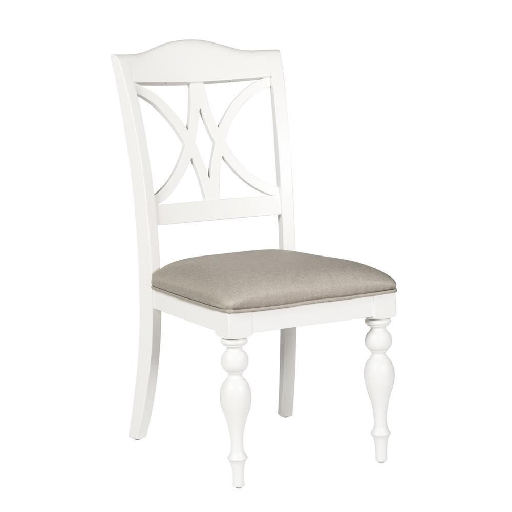 Summer House 6 Piece Rectangular Table Set in Oyster White